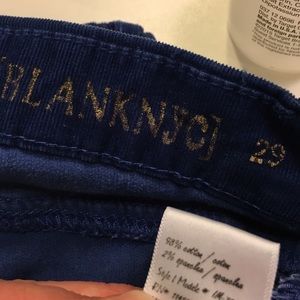 High End BlankNYC skinny cord~ankle pants